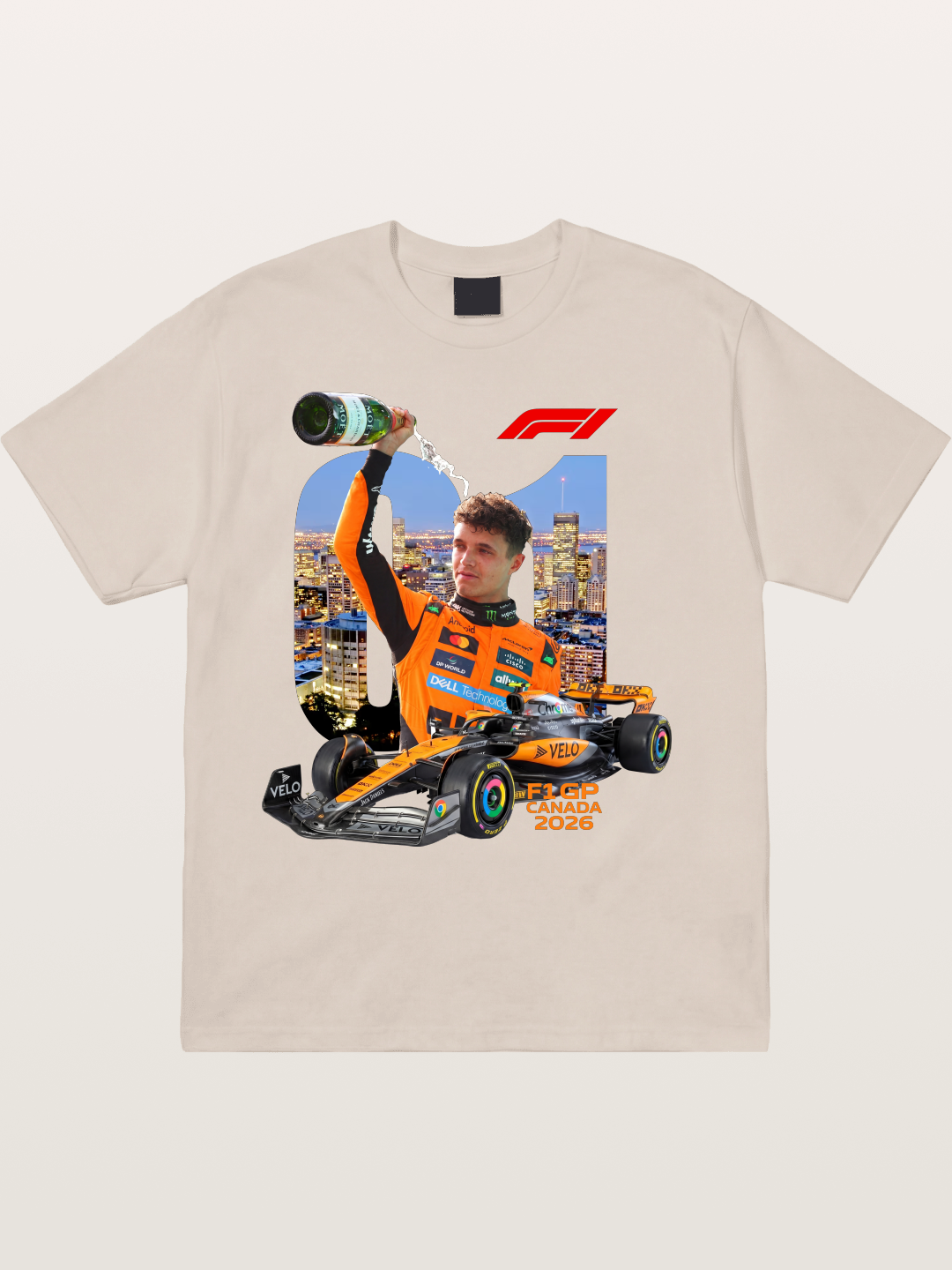 Lando Norris Canada GP 2026 Win Cotton T-shirt