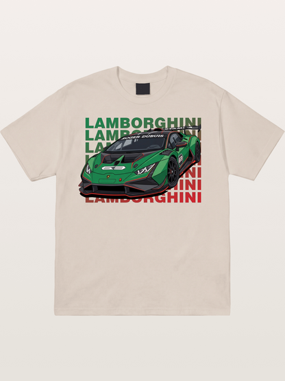 Lamborghini Huracan Green 63 Edition Cotton T-shirt