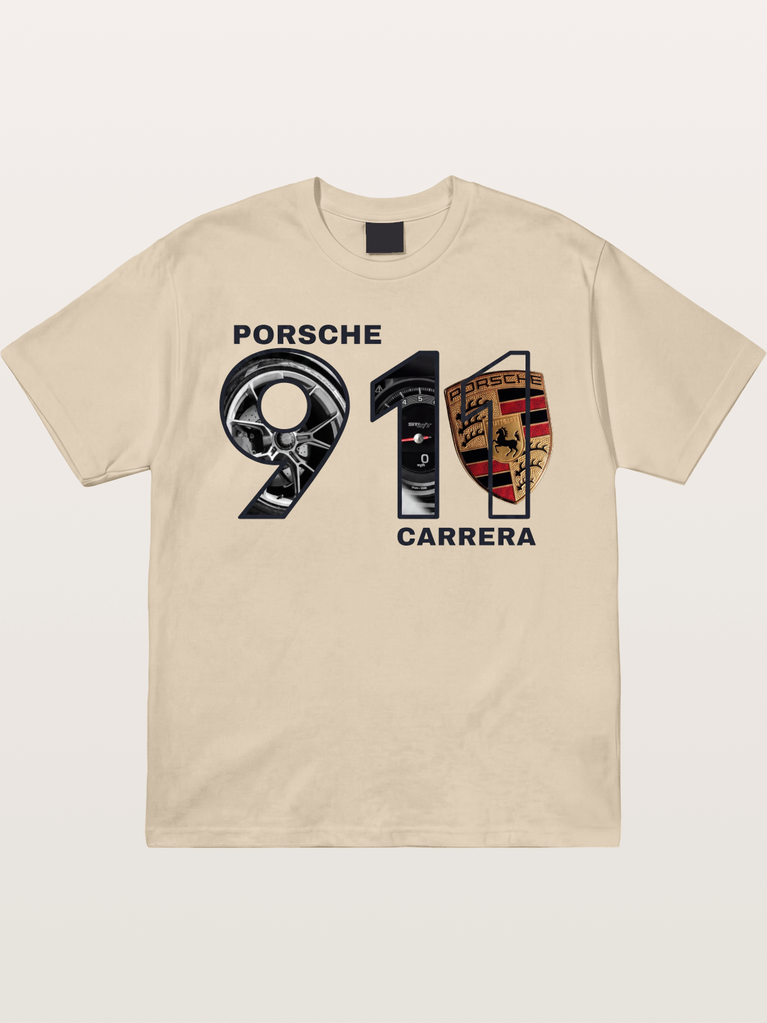 Porsche 911 Carrera Composite Logo Gildan T-shirt