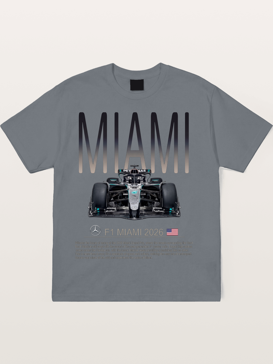Mercedes Miami F1 2026 Cotton T-shirt