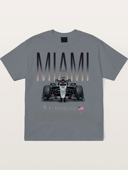 Mercedes Miami F1 2026 Cotton T-shirt