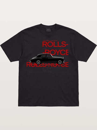 Vintage Rolls Royce Poster Art Cotton T-shirt