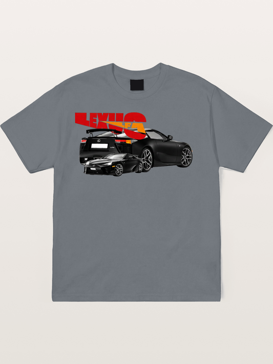 Lexus LFA Racing Collage Art Cotton T-shirt