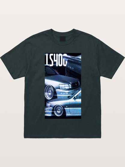 LS400 JDM Double Car Print Gildan T-shirt
