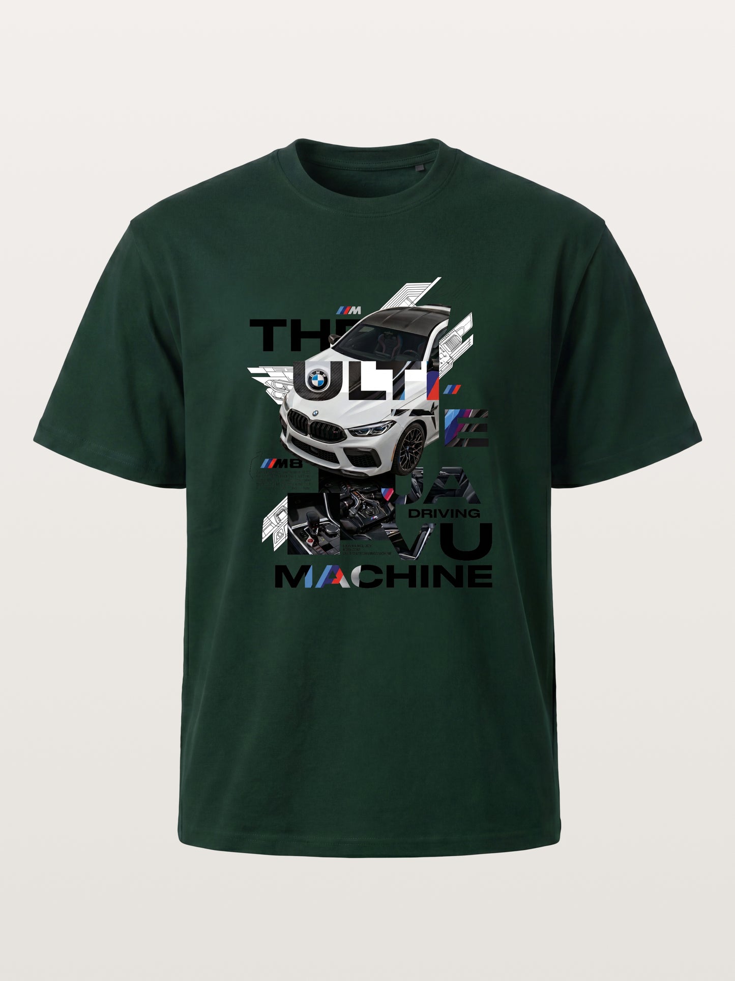BMW M8 Tech Collage Poster Gildan T-shirt