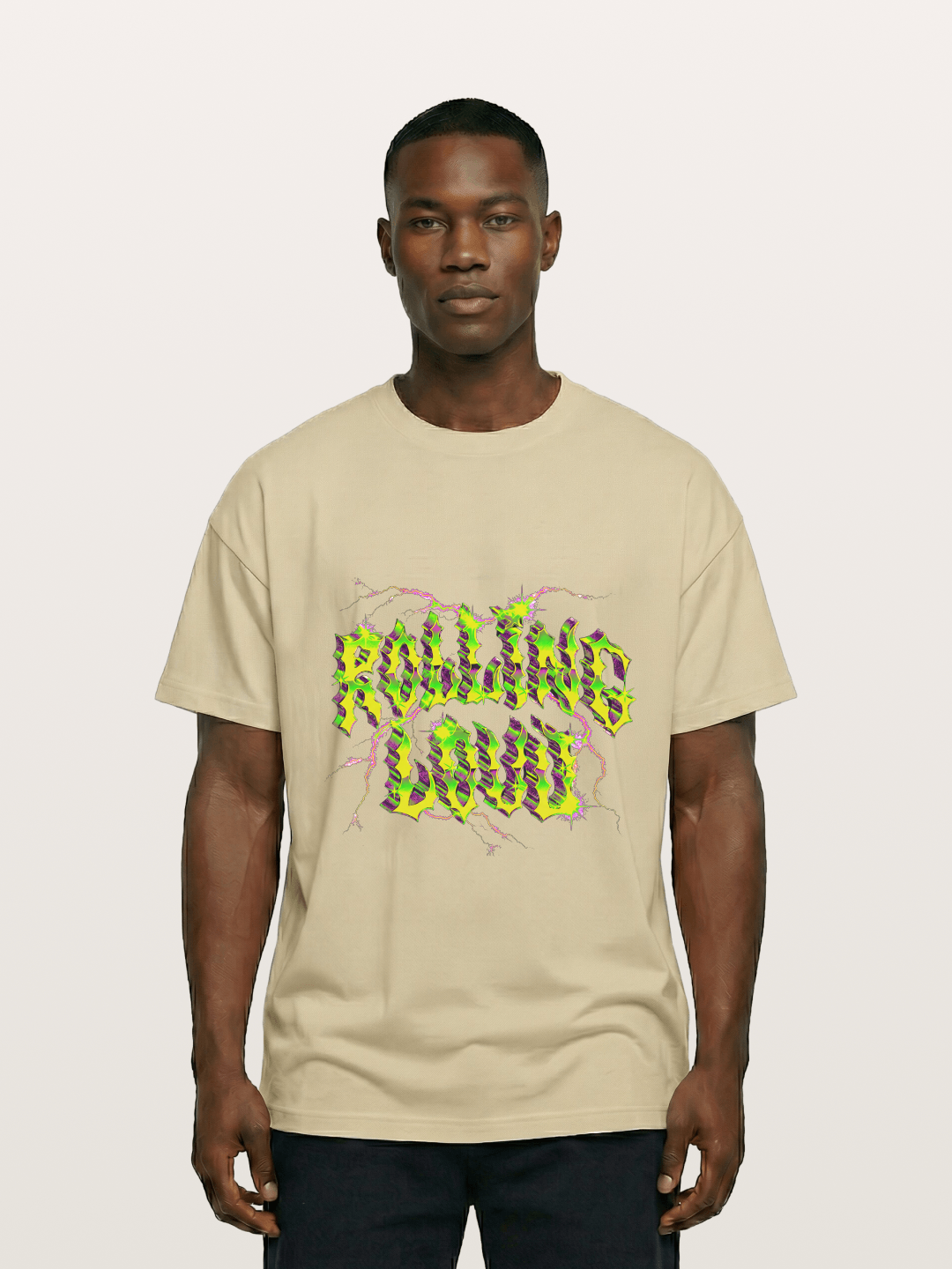 Rolling Loud Neon Lightning Art Gildan T-shirt