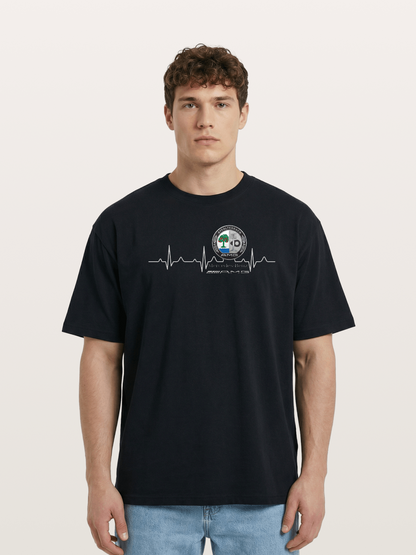 AMG Affalterbach Crest with Pulse Wave Cotton T-shirt