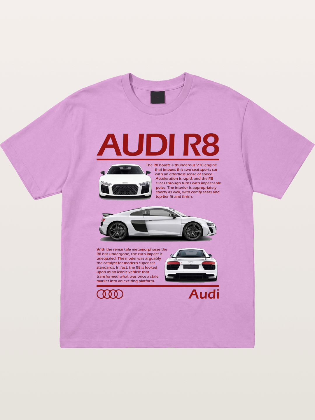 Audi R8 Multi Angle Showcase Gildan T-shirt