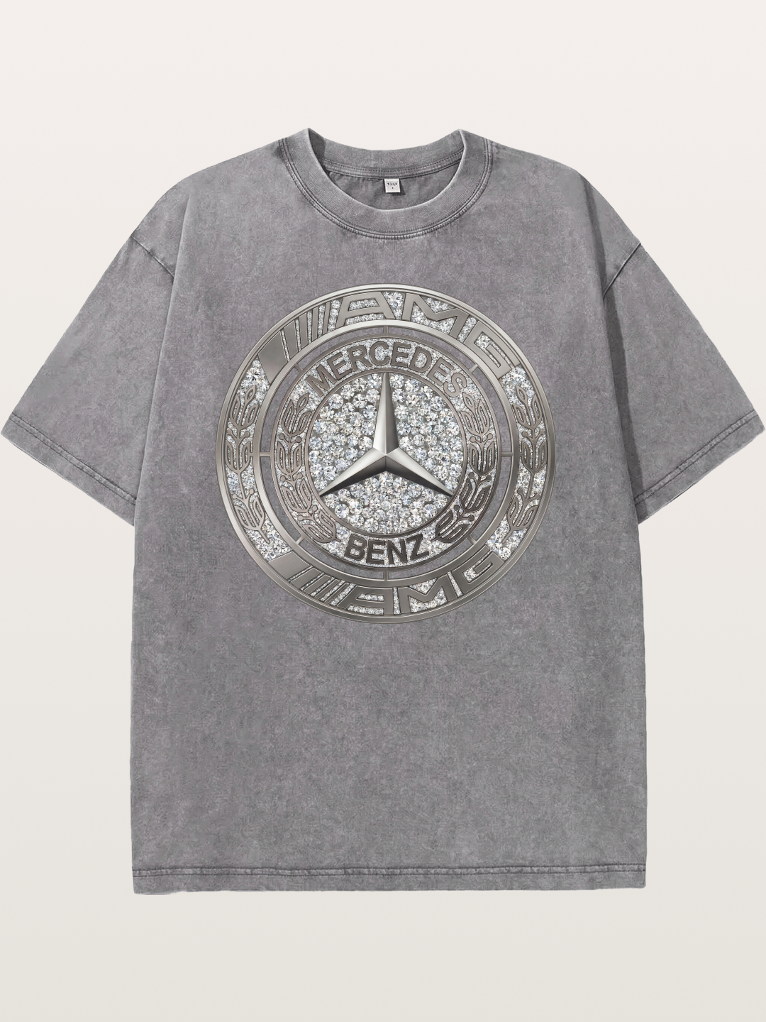 Mercedes Diamond Logo Art Washed T-shirt
