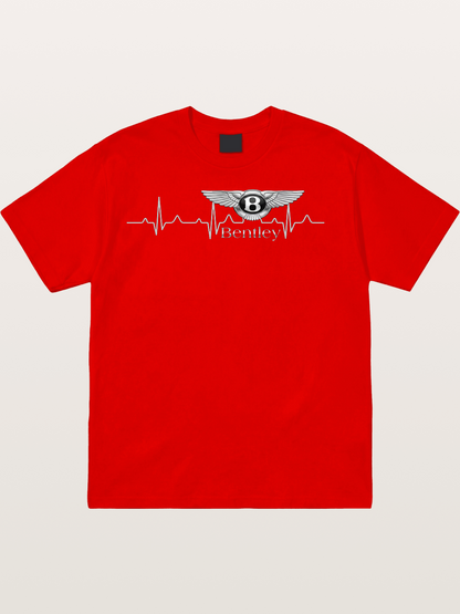 Bentley Heartbeat Crest Cotton T-shirt