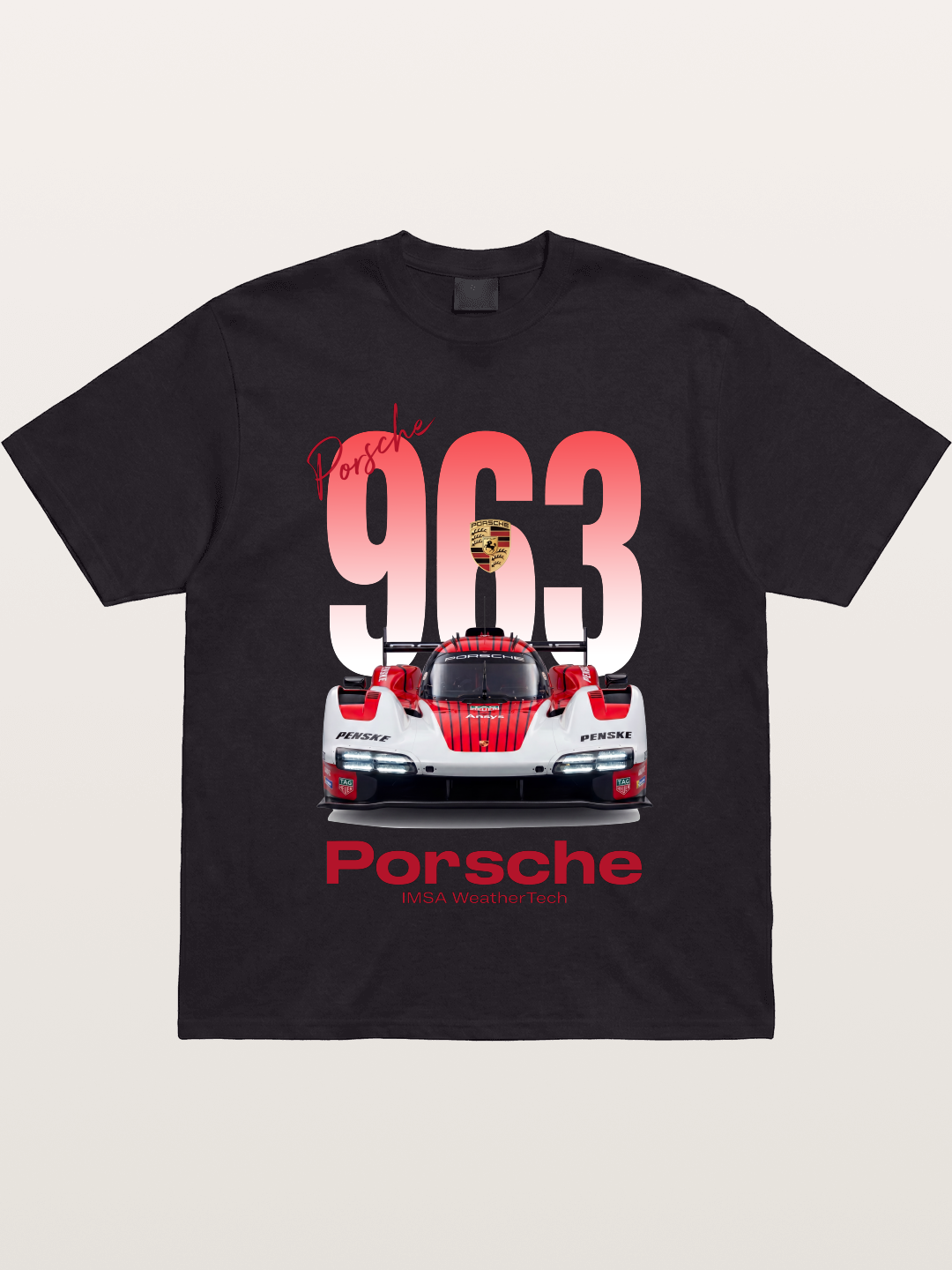 Porsche 963 IMSA WeatherTech Race Car Gildan T-shirt