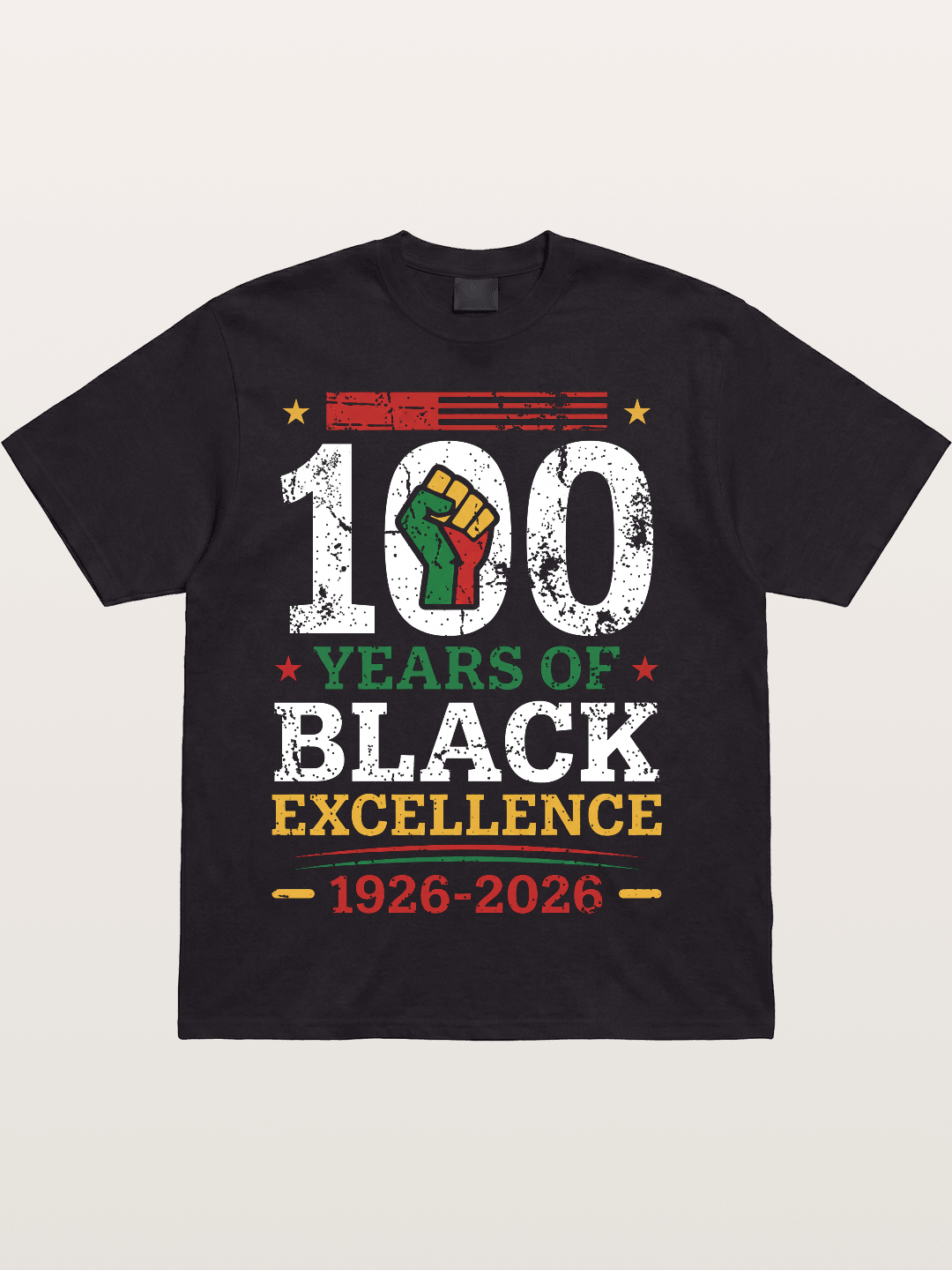 Juneteenth Centennial Excellence Tribute Cotton T-shirt