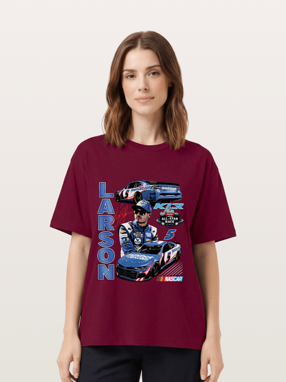 Larson All-Star Race Driver Collage Gildan T-shirt