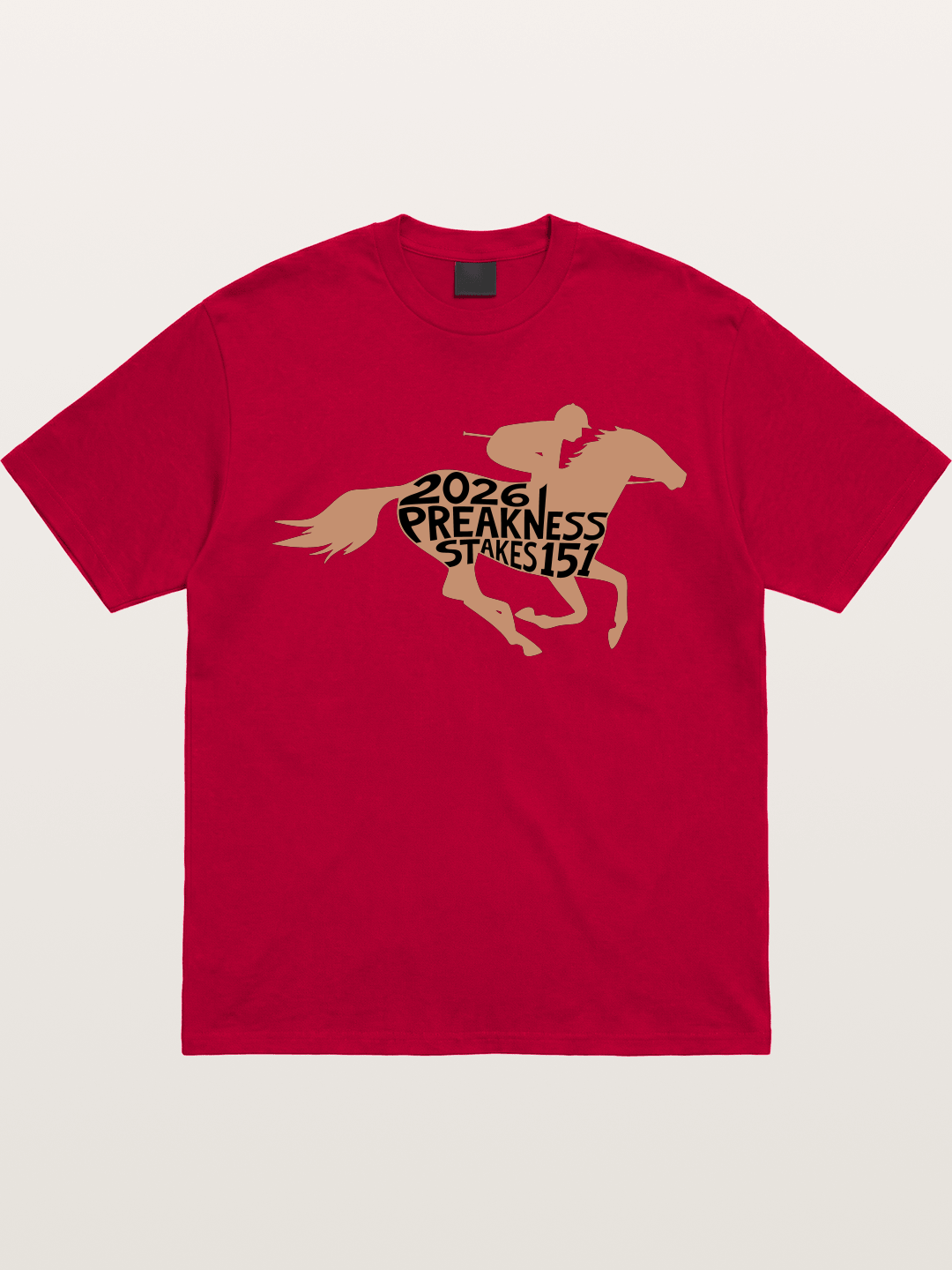 Preakness Stakes 151 Horse Silhouette Gildan T-shirt