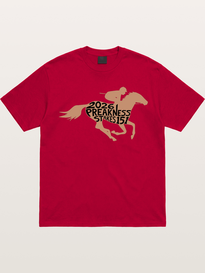 Preakness Stakes 151 Horse Silhouette Gildan T-shirt
