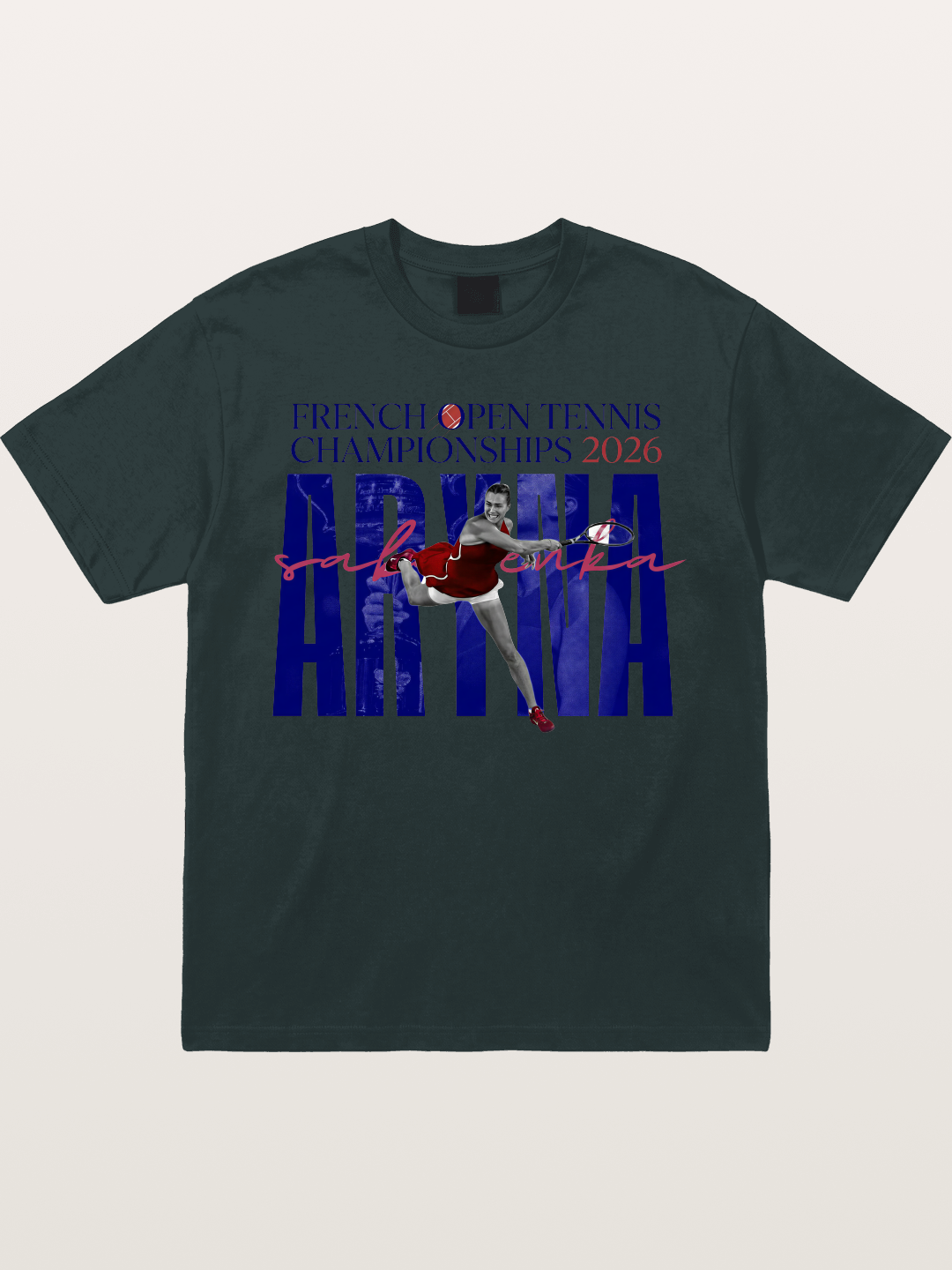 Aryna Sabalenka French Open Design Gildan T-shirt