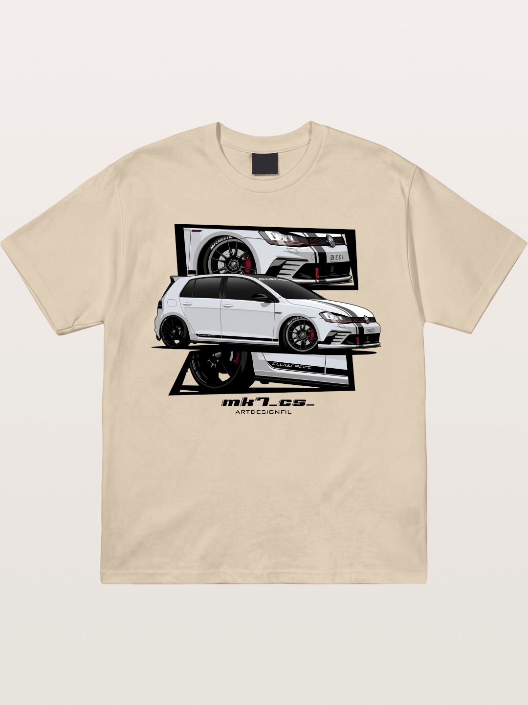 Volkswagen Golf MK7 Stance Gildan T-shirt