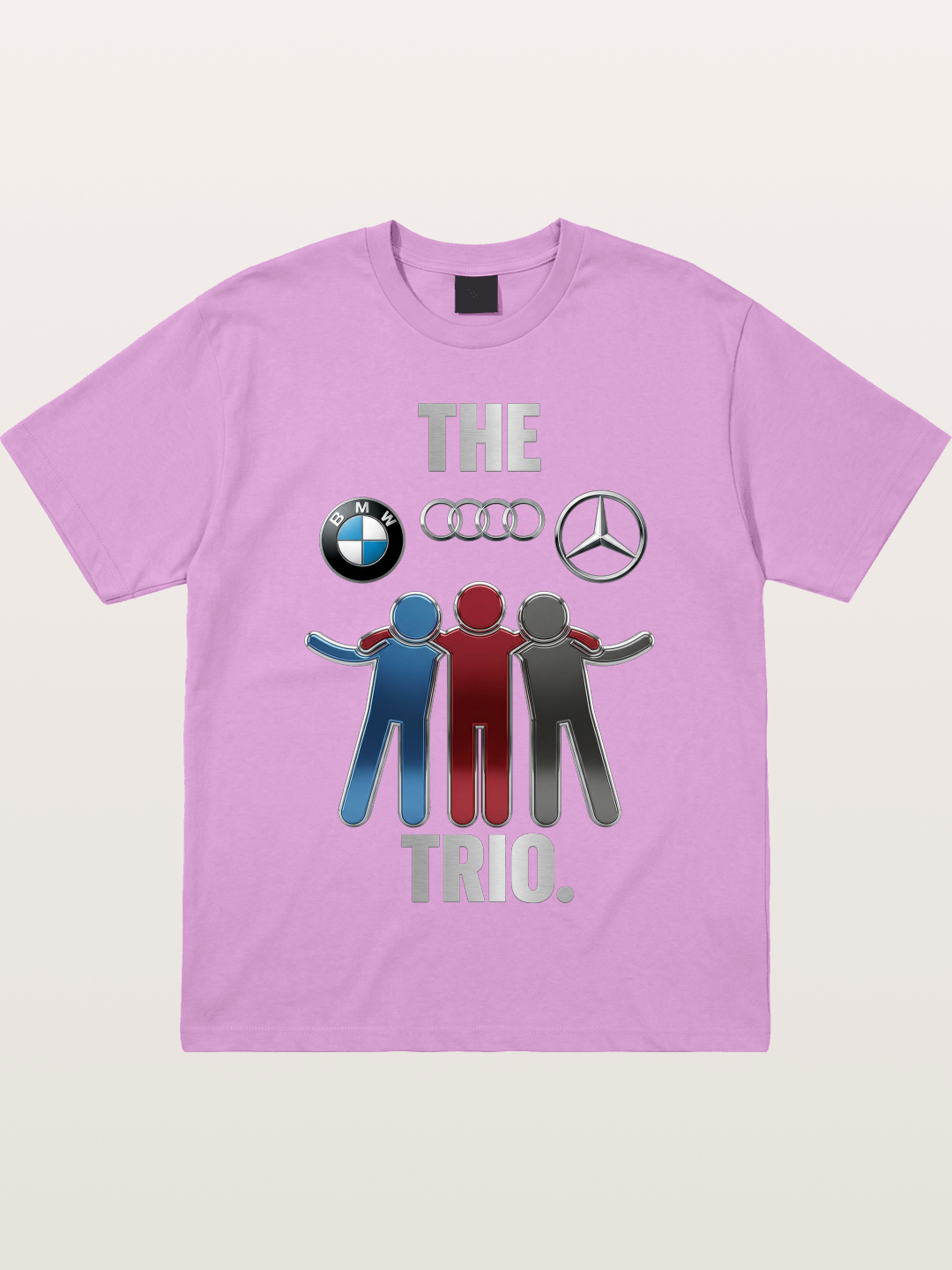 German Car Trio Friendship Print Gildan T-shirt