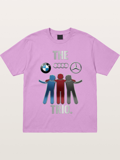 German Car Trio Friendship Print Gildan T-shirt
