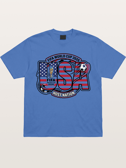 USA 2026 World Cup Typography Gildan T-shirt