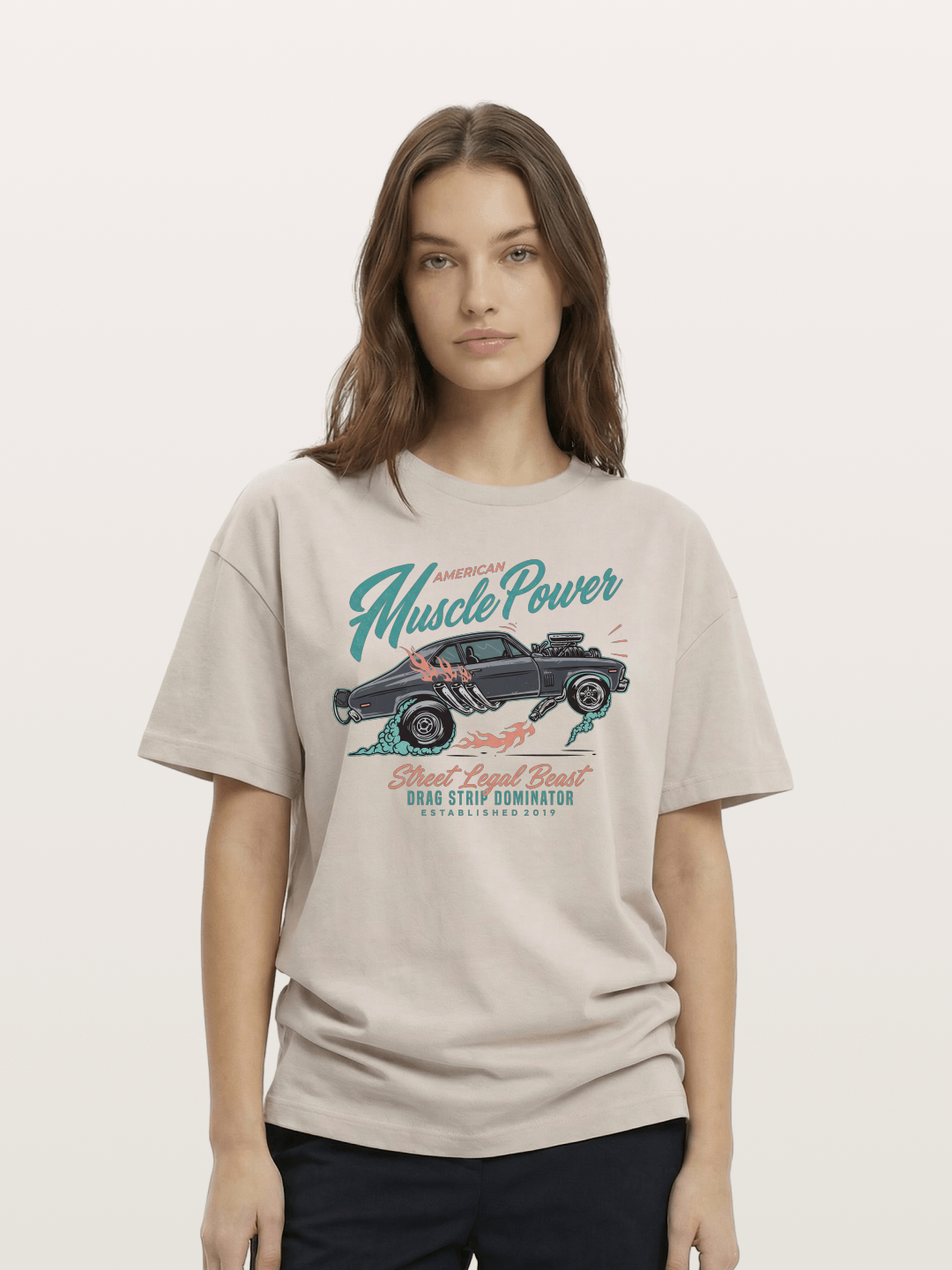 Burnout Power Cotton T-shirt