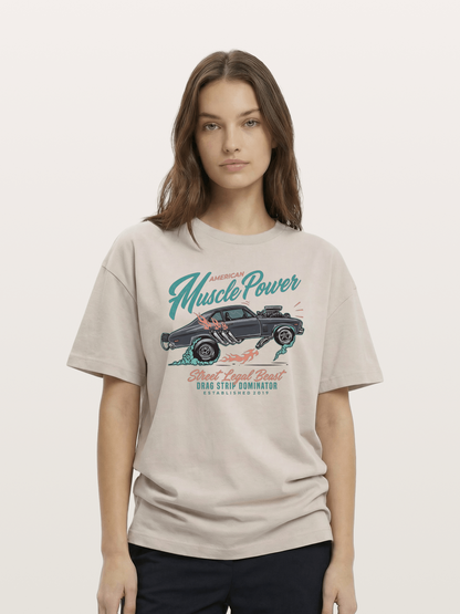 Burnout Power Cotton T-shirt