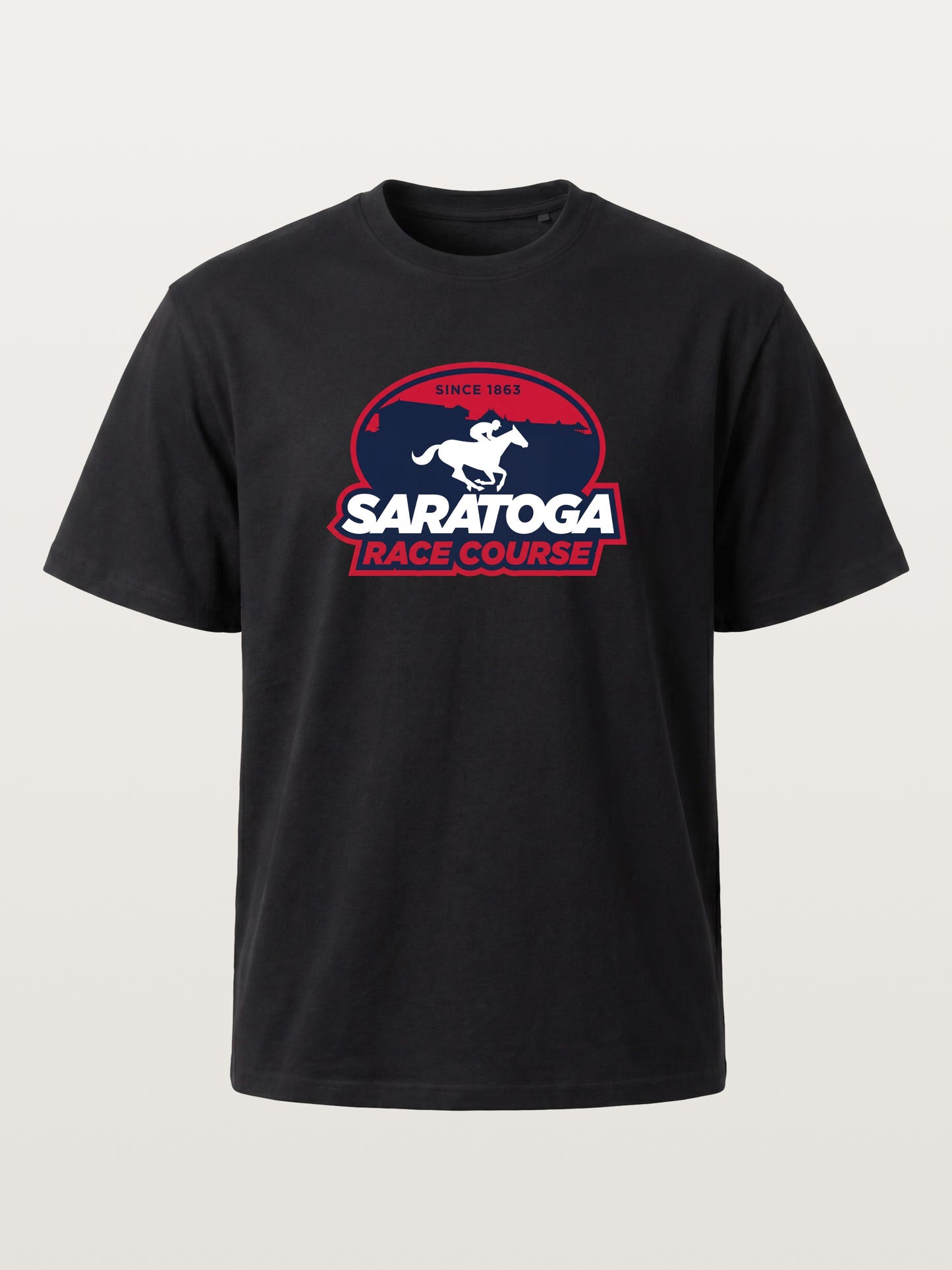 Saratoga Race Course Shield Crest Gildan T-shirt