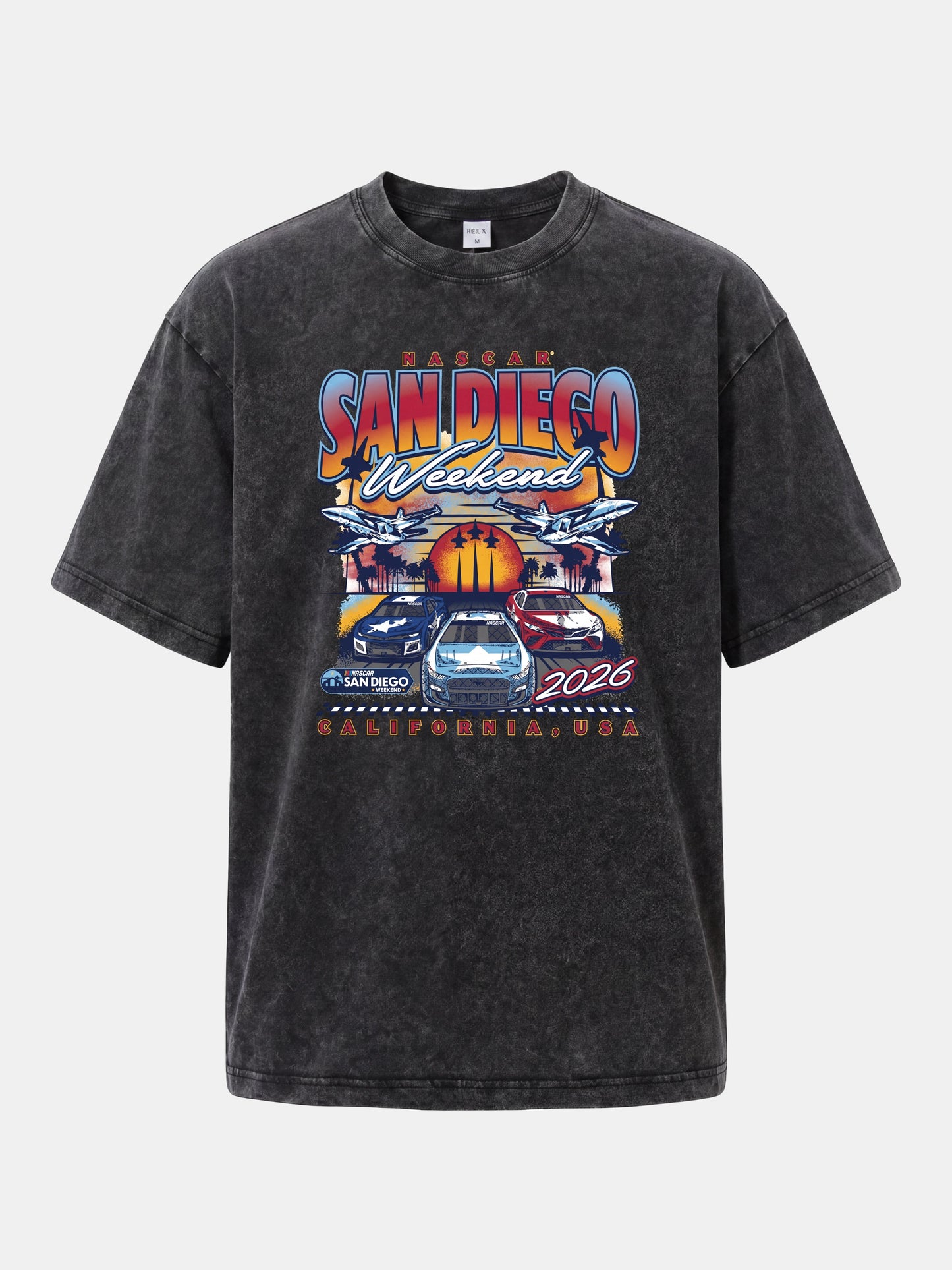 San Diego NASCAR Sunset Race Weekend Washed T-shirt