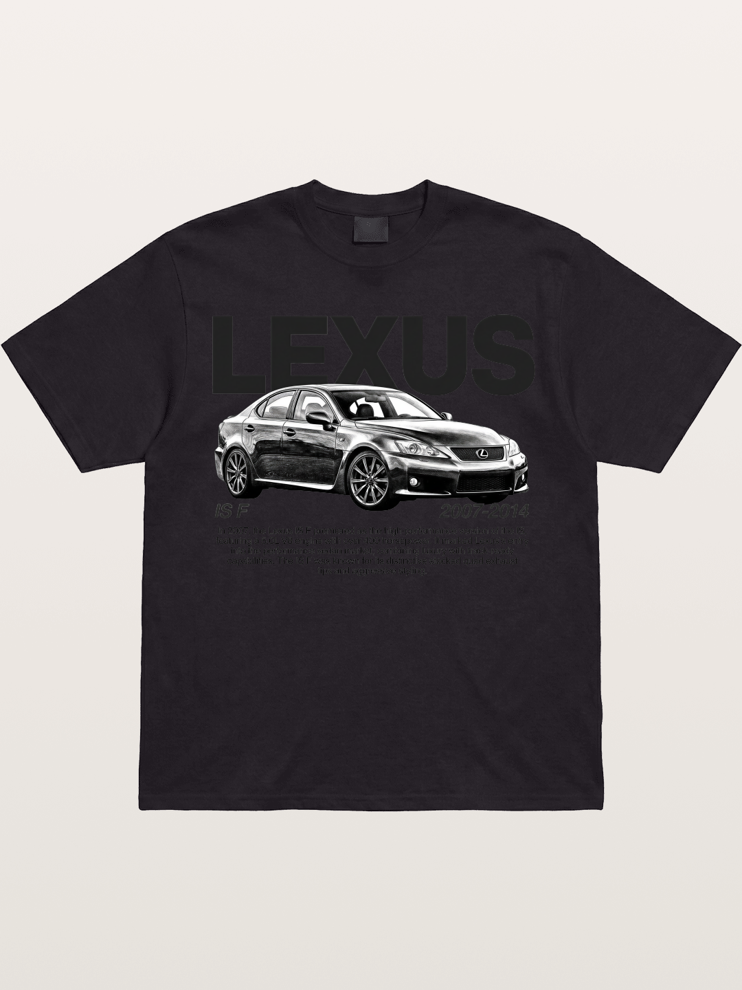 Lexus IS F 2007-2014 Print Gildan T-shirt