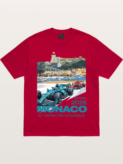 2026 Monaco Grand Prix Race Cars Scene Gildan T-shirt