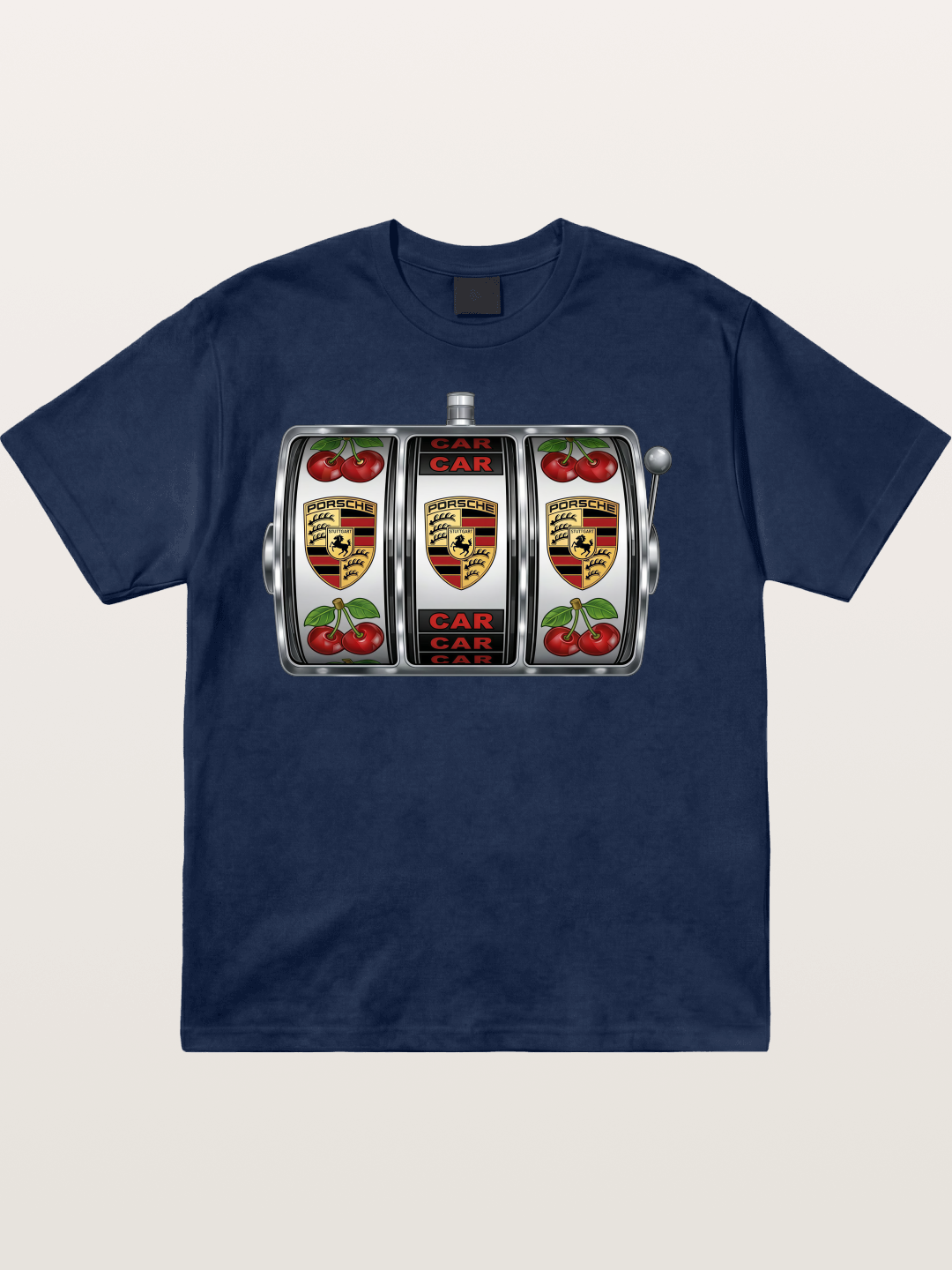 Porsche Slot Machine Art Print Cotton T-shirt