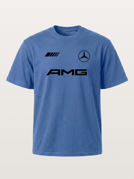 Bold Black AMG With Three Strip Mark Gildan T-shirt