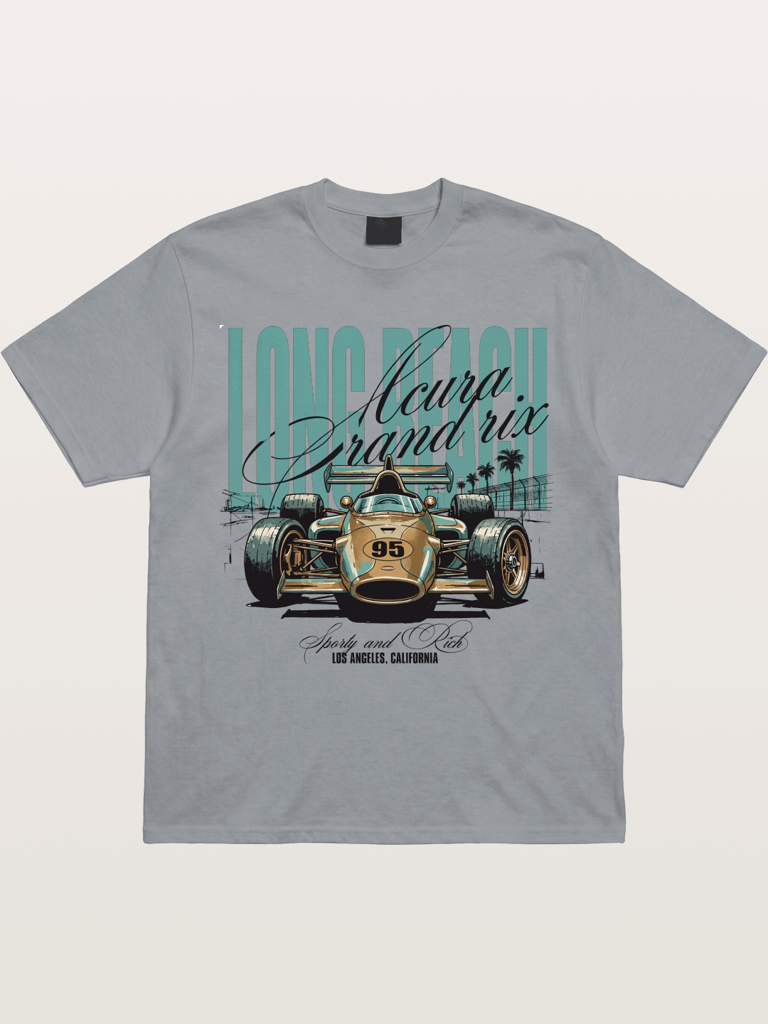 Vintage Long Beach Open Wheel Car Gildan T-shirt