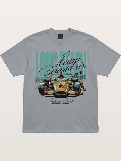 Vintage Long Beach Open Wheel Car Gildan T-shirt