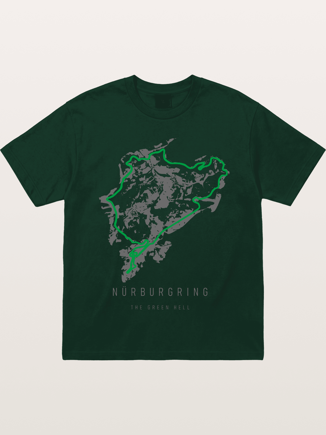Green Hell Nu?rburgring Track Gildan T-shirt
