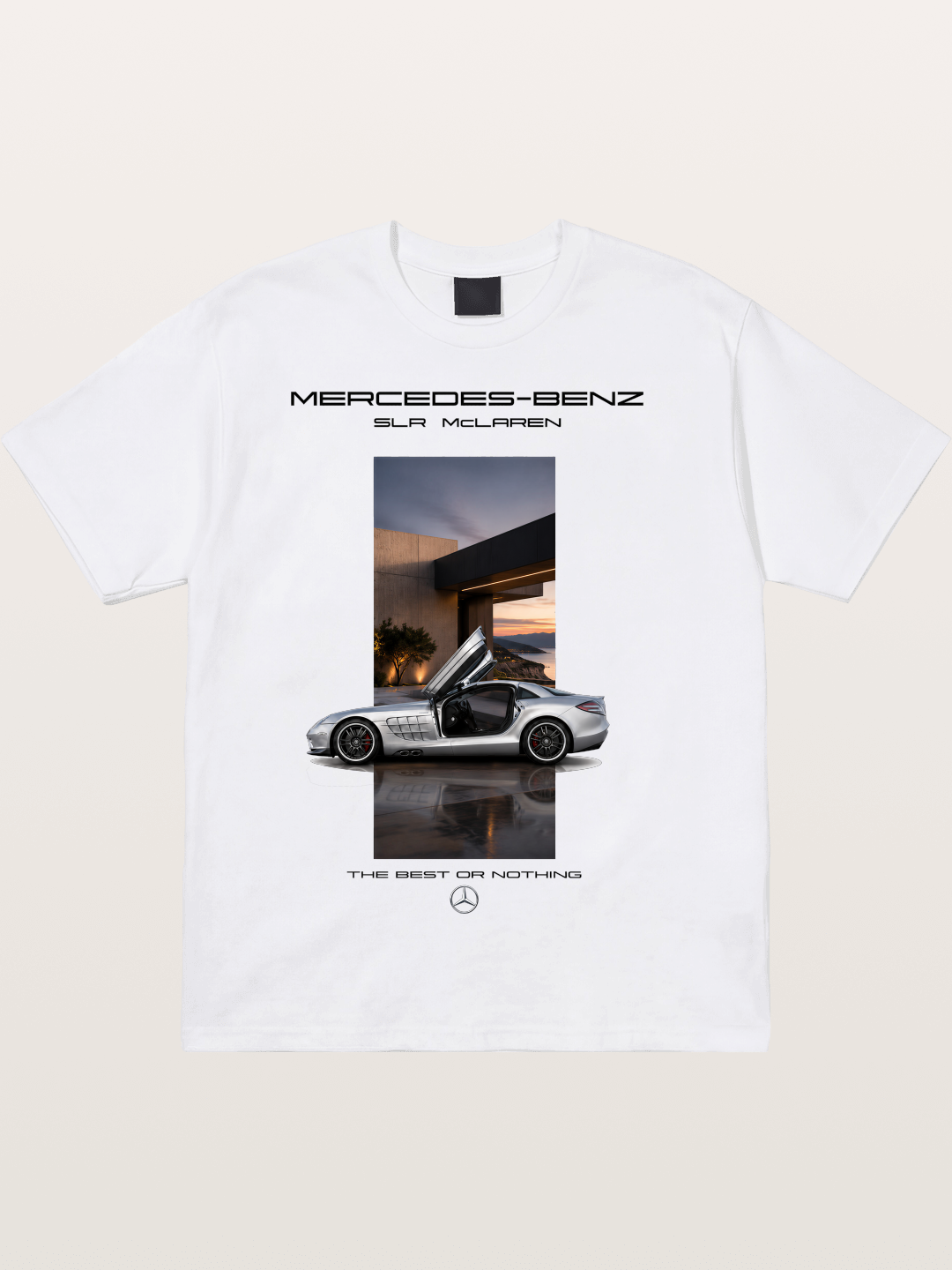 Mercedes SLR McLaren Poster Cotton T-shirt