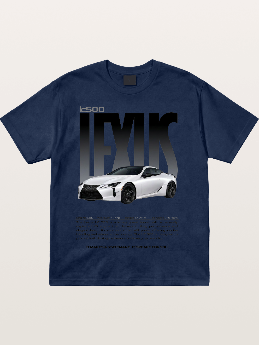 Lexus LC500 Magazine Style Poster Cotton T-shirt