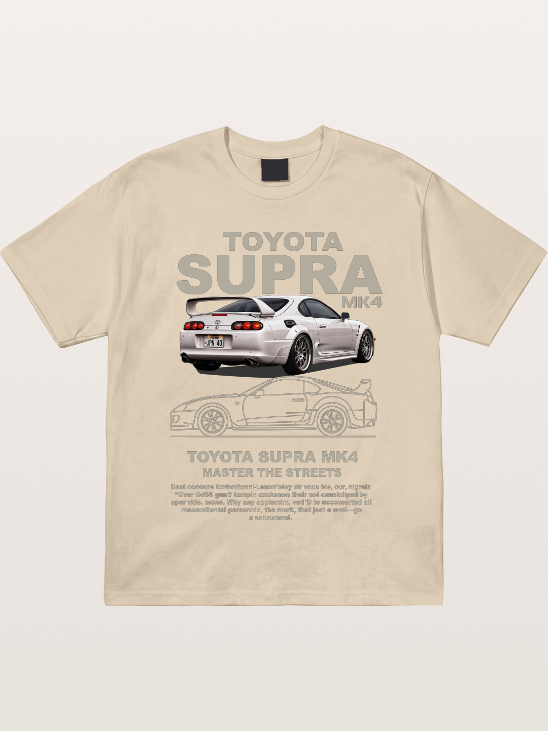 Supra MK4 Line Art & Full View Gildan T-shirt