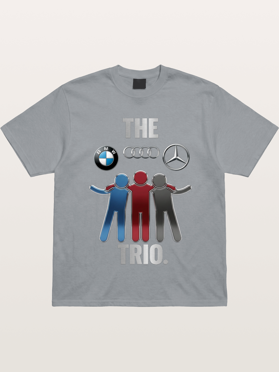 German Car Trio Friendship Print Gildan T-shirt
