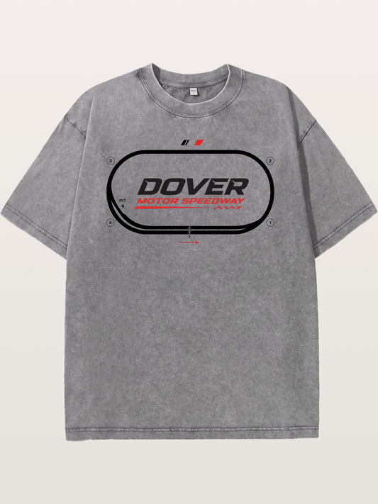 Dover Oval Speedway Racing Graphic Washed T-shirt