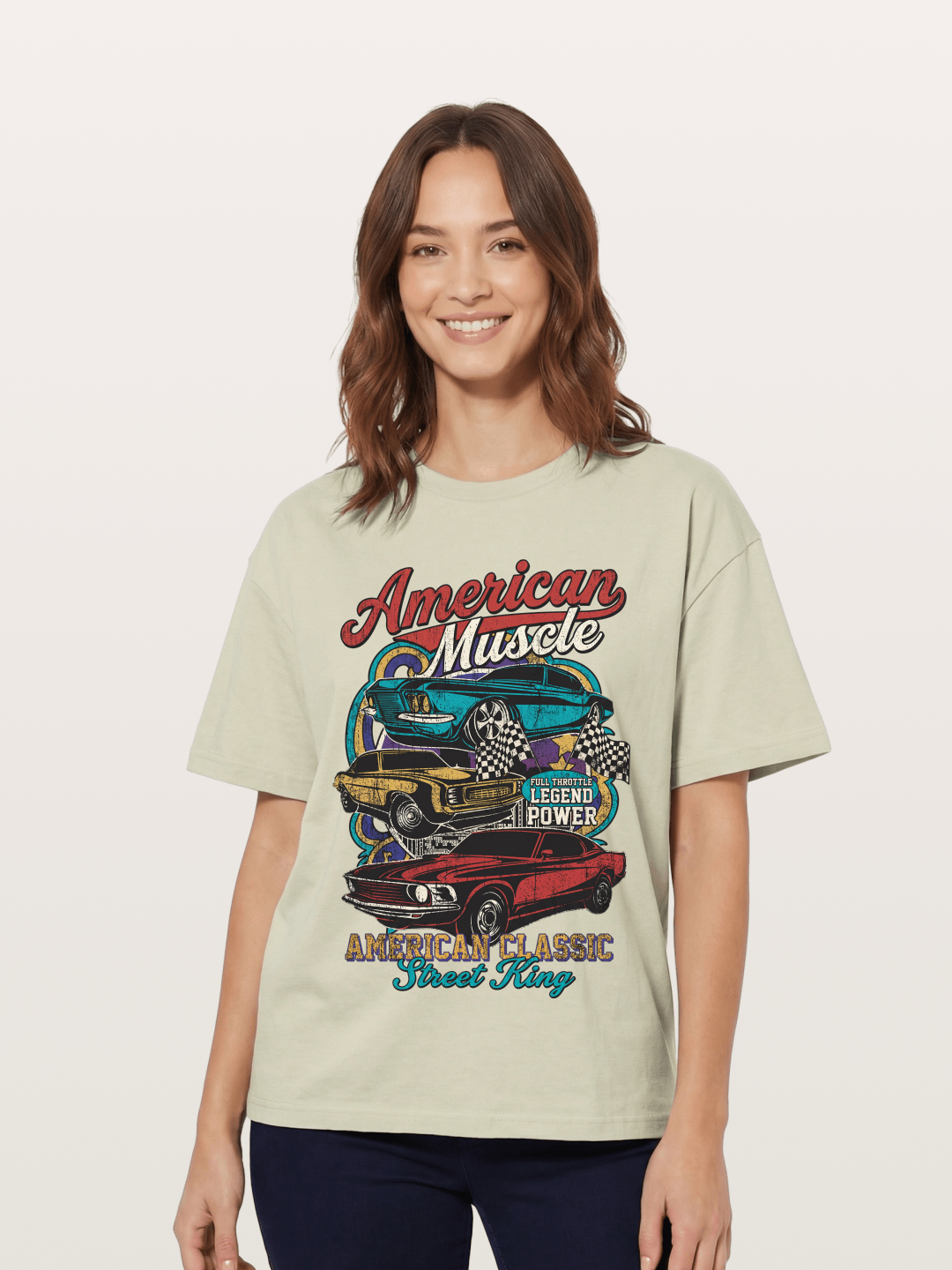 Mustang King Cotton T-shirt