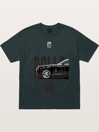 Rolls Royce Wraith Typography Gildan T-shirt