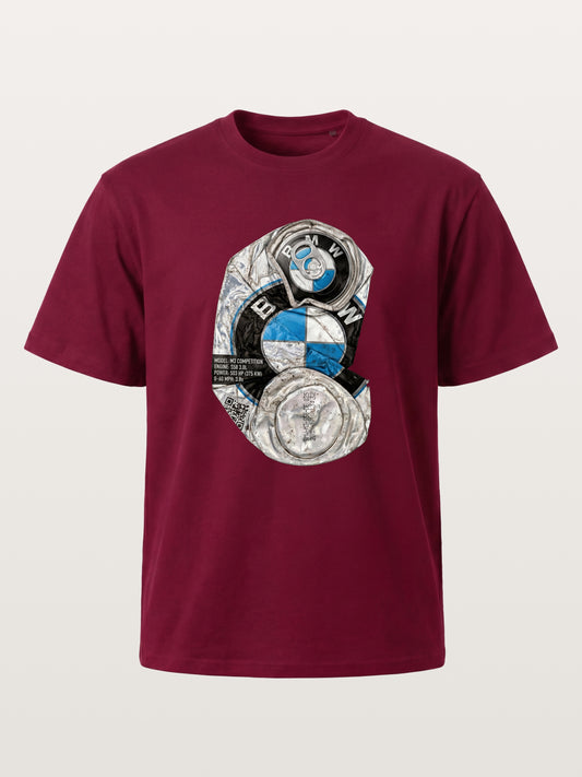 Crushed BMW Cans Collage Gildan T-shirt