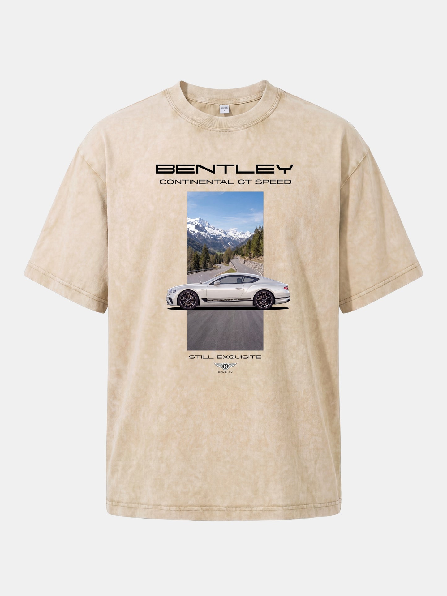Bentley GT European Manor Print   Washed T-shirt