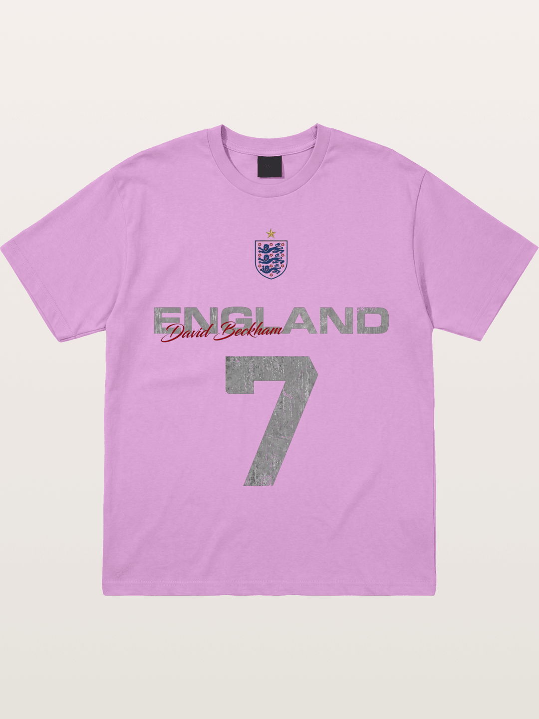 England Beckham 7 Vintage Gildan T-shirt