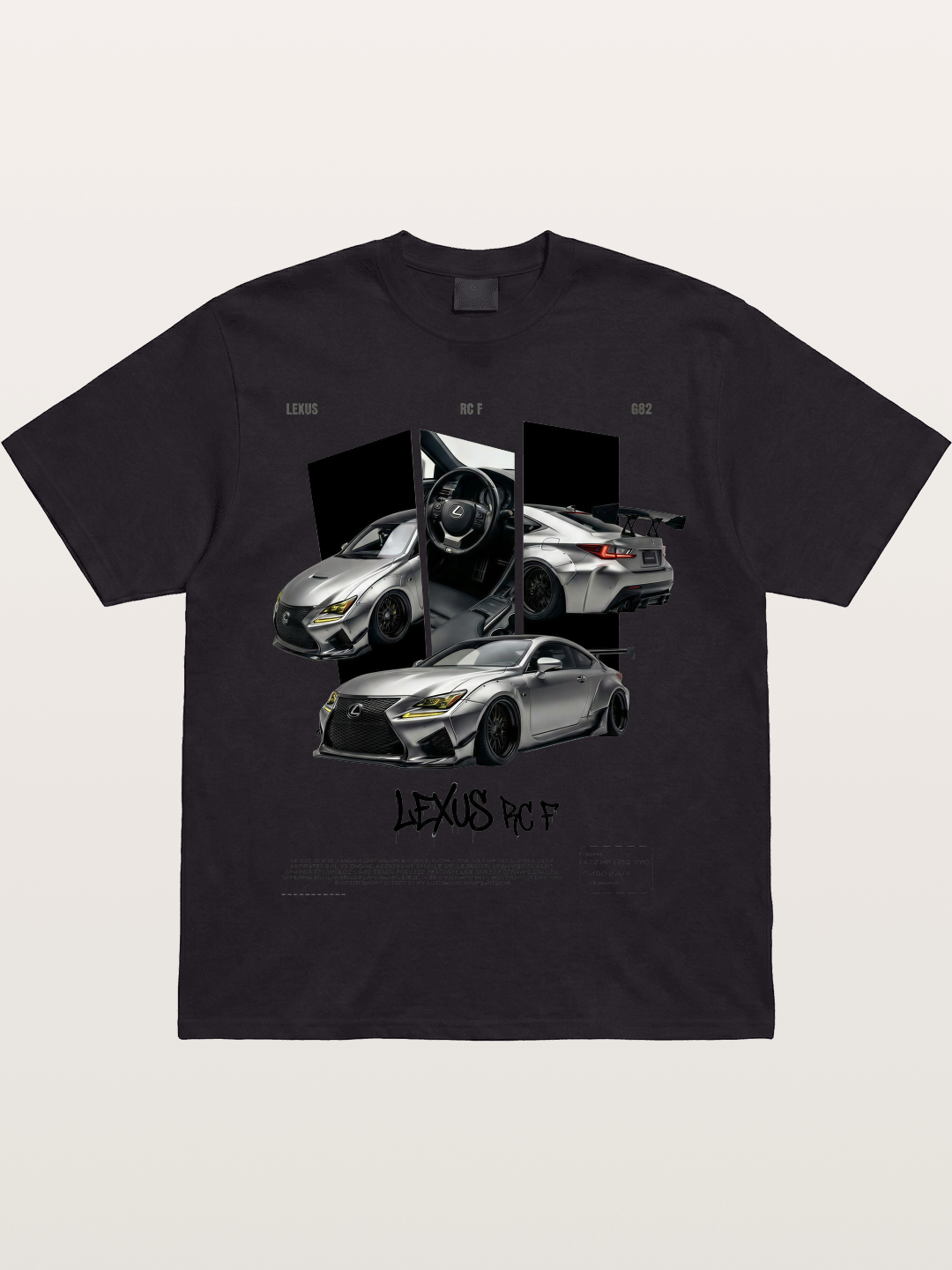 Lexus RC F Multi-Angle Print Gildan T-shirt