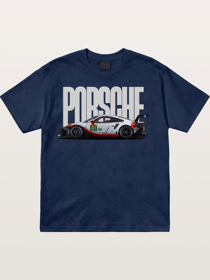 Porsche 911 Race Livery Poster Cotton T-shirt