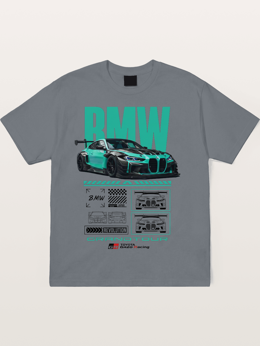 BMW M4 GT3 Technical Design Cotton T-shirt