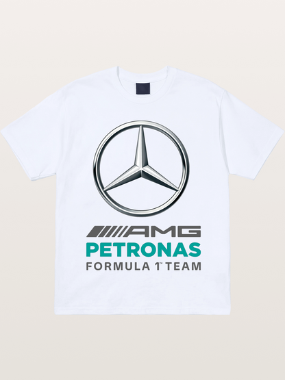 F1 Mercedes Petronas Team Logo Gildan T-shirt