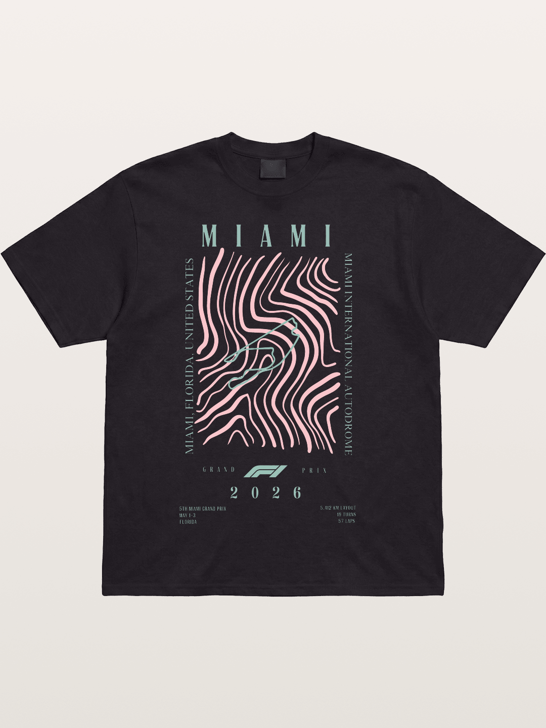 2026 Miami Grand Prix Graphic Cotton T-shirt